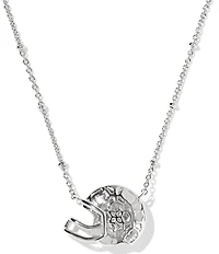 Kendra Scott Football Helmet Short Pendant Chain Necklace