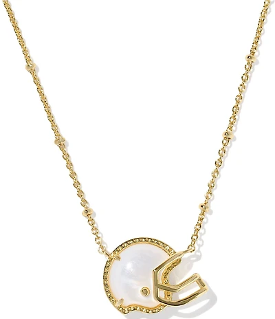 Kendra Scott Football Helmet Short Pendant Necklace