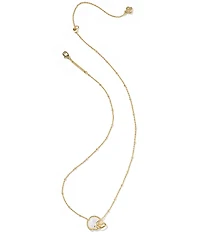 Kendra Scott Football Helmet Short Pendant Chain Necklace