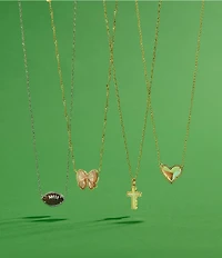 Kendra Scott Football Novelty Pendant Necklace