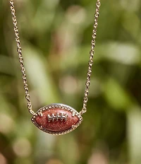 Kendra Scott Football Novelty Pendant Necklace