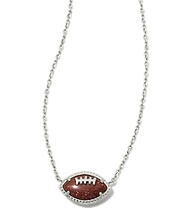 Kendra Scott Football Novelty Pendant Necklace