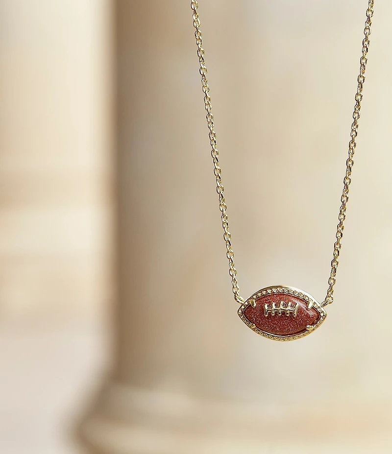 Kendra Scott Football Novelty Pendant Necklace