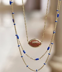Kendra Scott Football Novelty Pendant Necklace