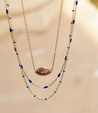 Kendra Scott Football Novelty Pendant Necklace