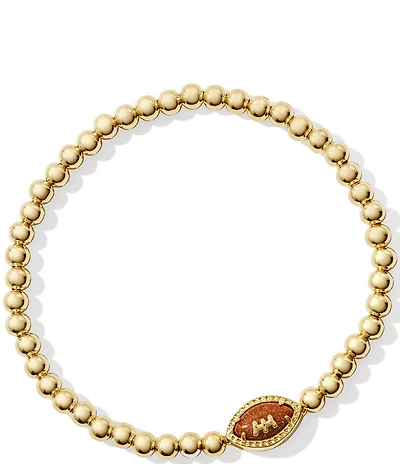 Kendra Scott Football Beaded Novelty Stretch Bracelet