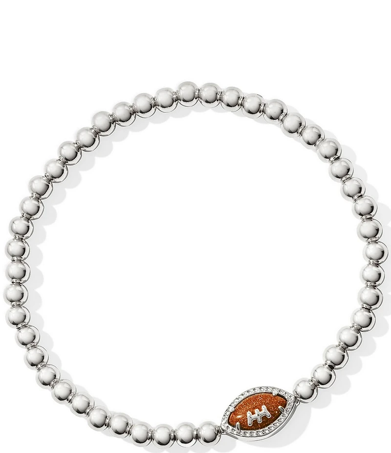 Kendra Scott Football Beaded Novelty Stretch Bracelet