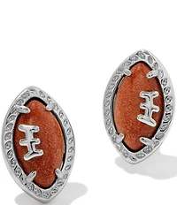 Kendra Scott Football Novelty Stud Earrings