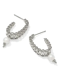 Kendra Scott Gabriella Pearl Hoop Earrings