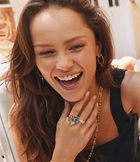 Kendra Scott Gabriella Pearl Hoop Earrings