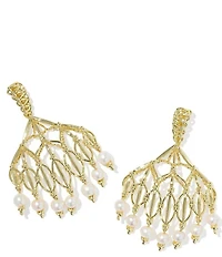 Kendra Scott Gabriella Pearl Statement Drop Earrings