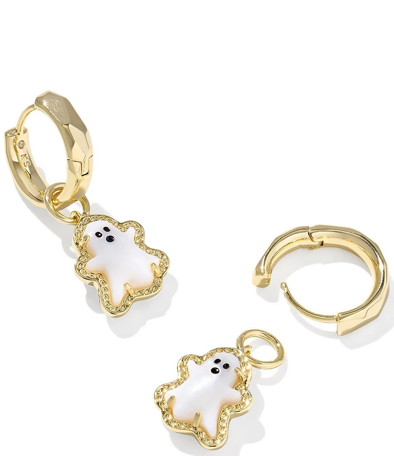 Kendra Scott Ghost Huggie Hoop Earrings
