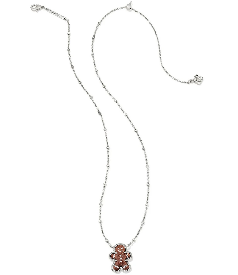 Kendra Scott Gingerbread Reversible Short Pendant Necklace