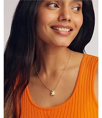 Kendra Scott Glow In The Dark Ghost Short Pendant Necklace