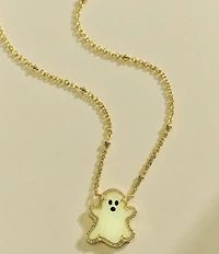 Kendra Scott Glow In The Dark Ghost Short Pendant Necklace