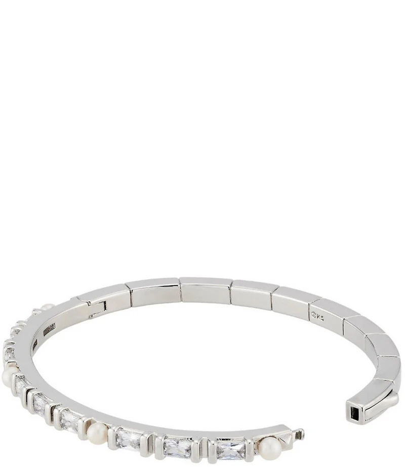 Kendra Scott Gracie Crystal Pearl Bangle Bracelet