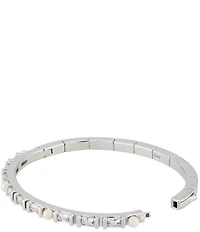 Kendra Scott Gracie Crystal Pearl Bangle Bracelet