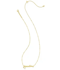 Kendra Scott Grandma Crystal Short Pendant Necklace