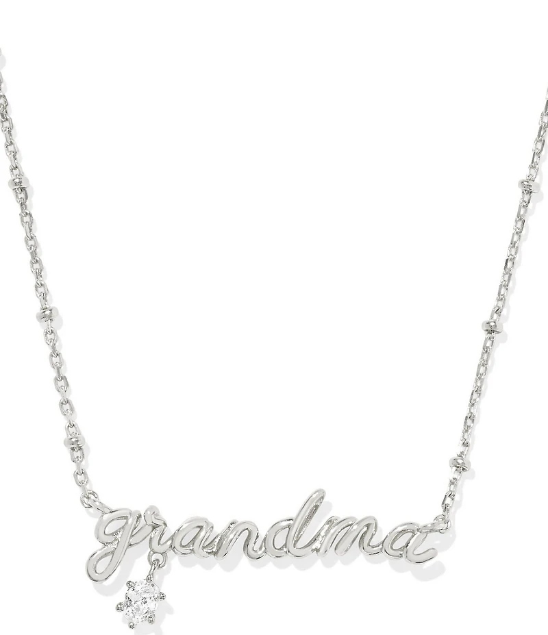 Kendra Scott Grandma Crystal Short Pendant Necklace