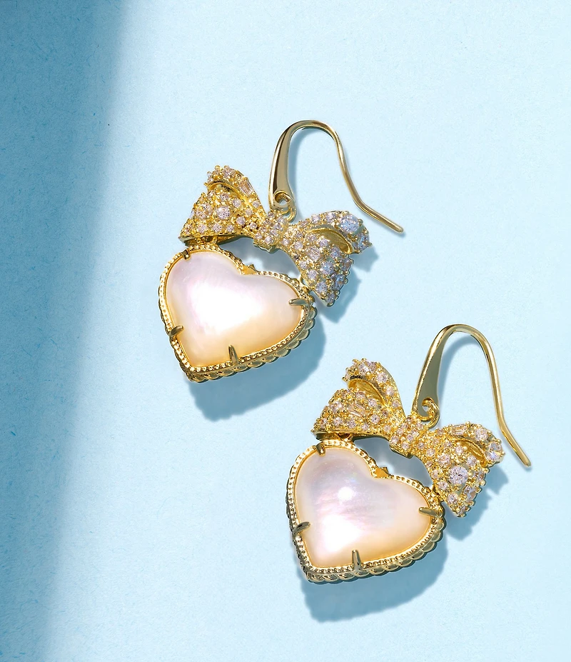 Kendra Scott Haisley Heart Drop Earrings