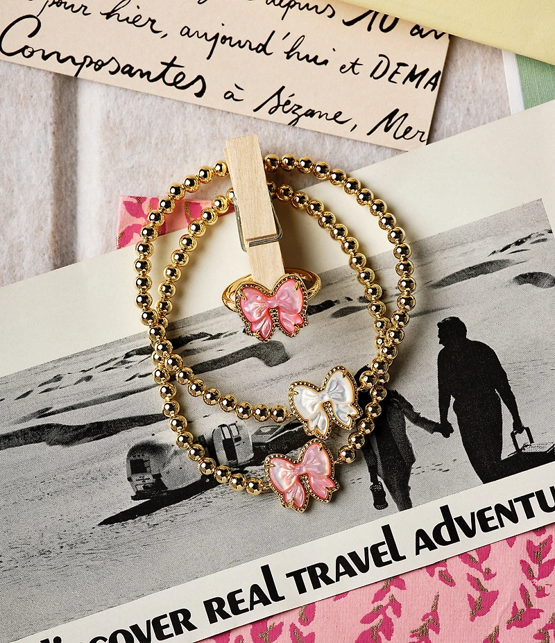 Kendra Scott Haley Bow Pearl Stretch Bracelet