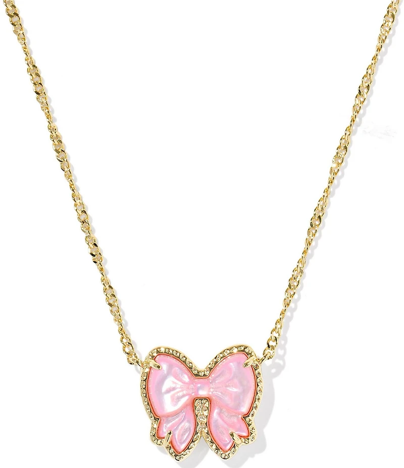 Kendra Scott Haley Bow Short Pendant Necklace