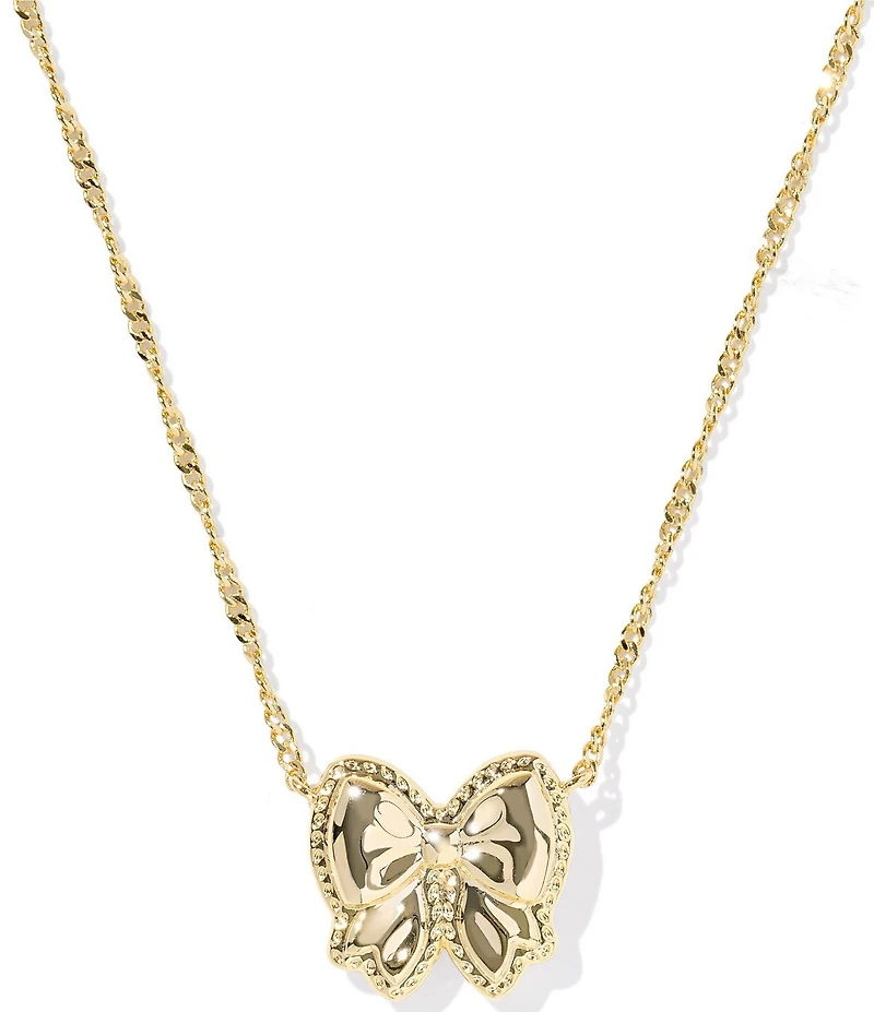 Kendra Scott Haley Bow Short Pendant Necklace