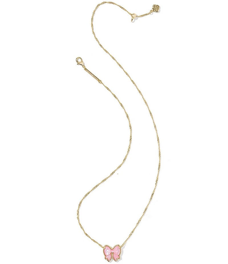 Kendra Scott Haley Bow Short Pendant Necklace