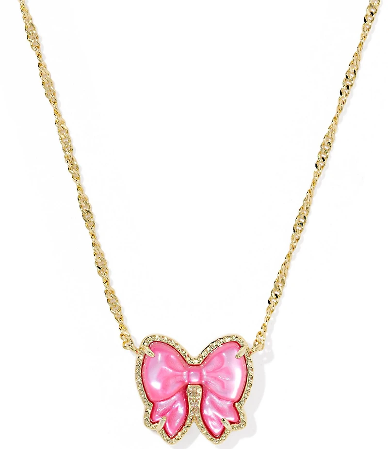 Kendra Scott Haley Bow Short Pendant Necklace