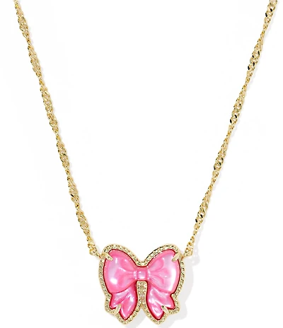 Kendra Scott Haley Bow Short Pendant Necklace