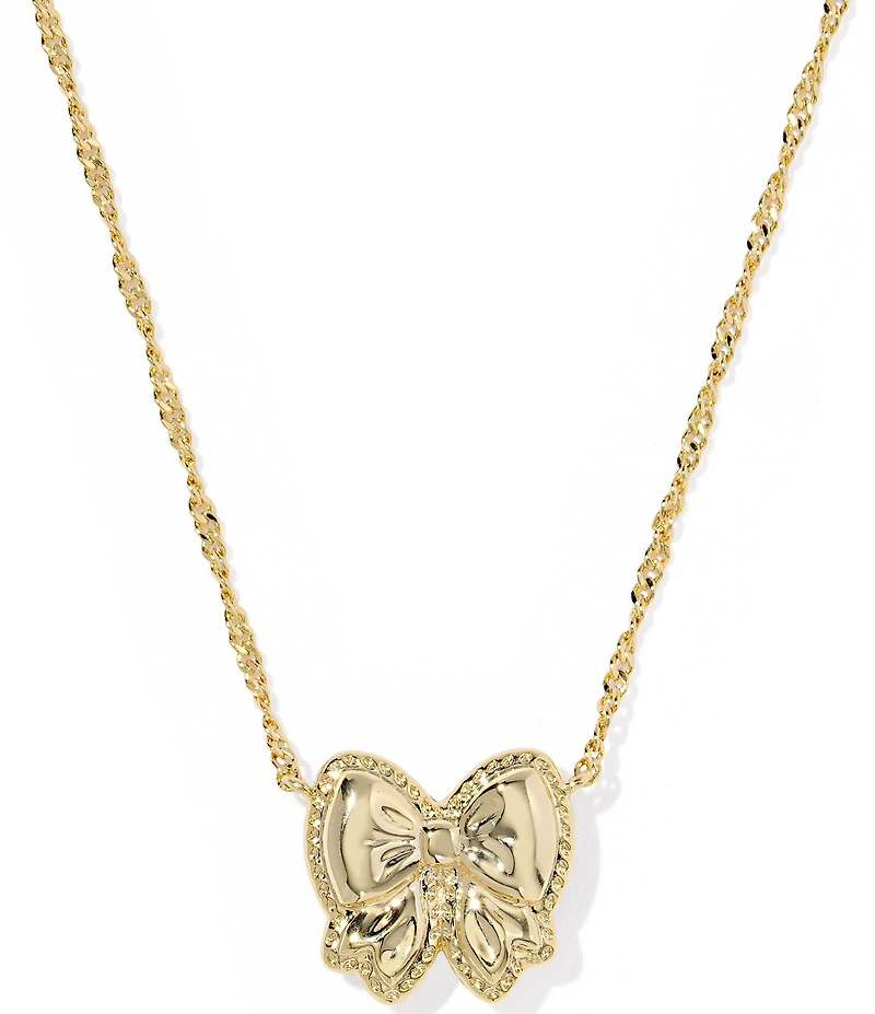 Kendra Scott Haley Bow Short Pendant Necklace