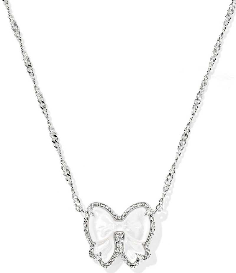Kendra Scott Haley Bow Short Pendant Necklace