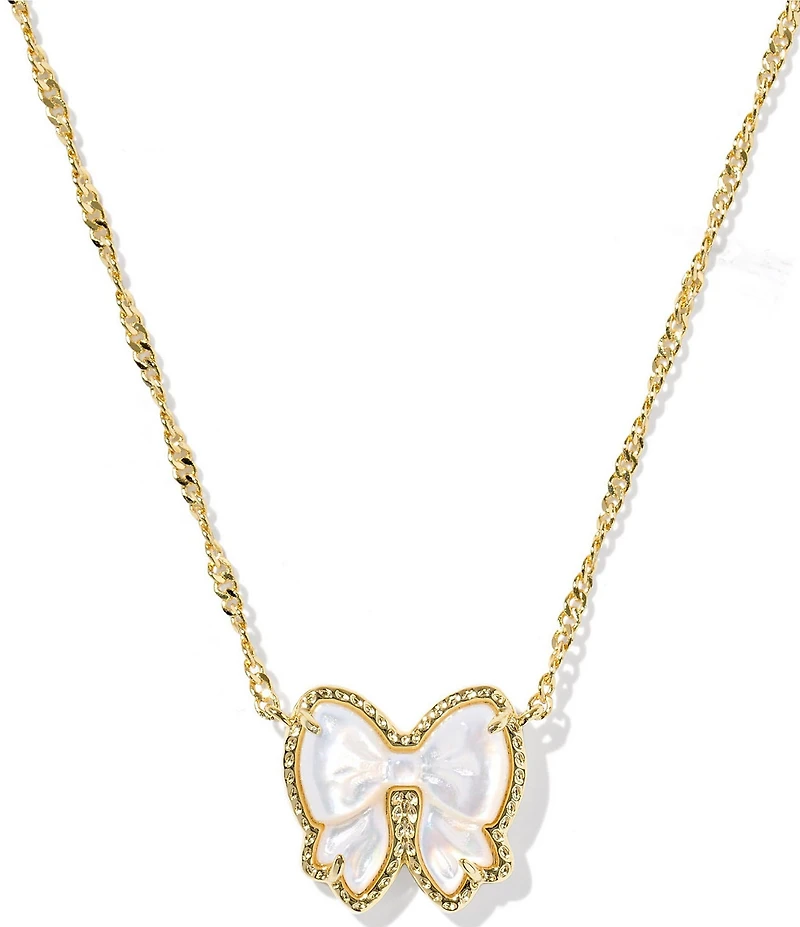 Kendra Scott Haley Bow Short Pendant Necklace