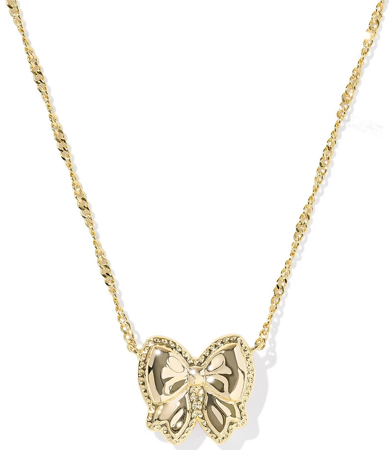 Kendra Scott Haley Bow Short Pendant Necklace