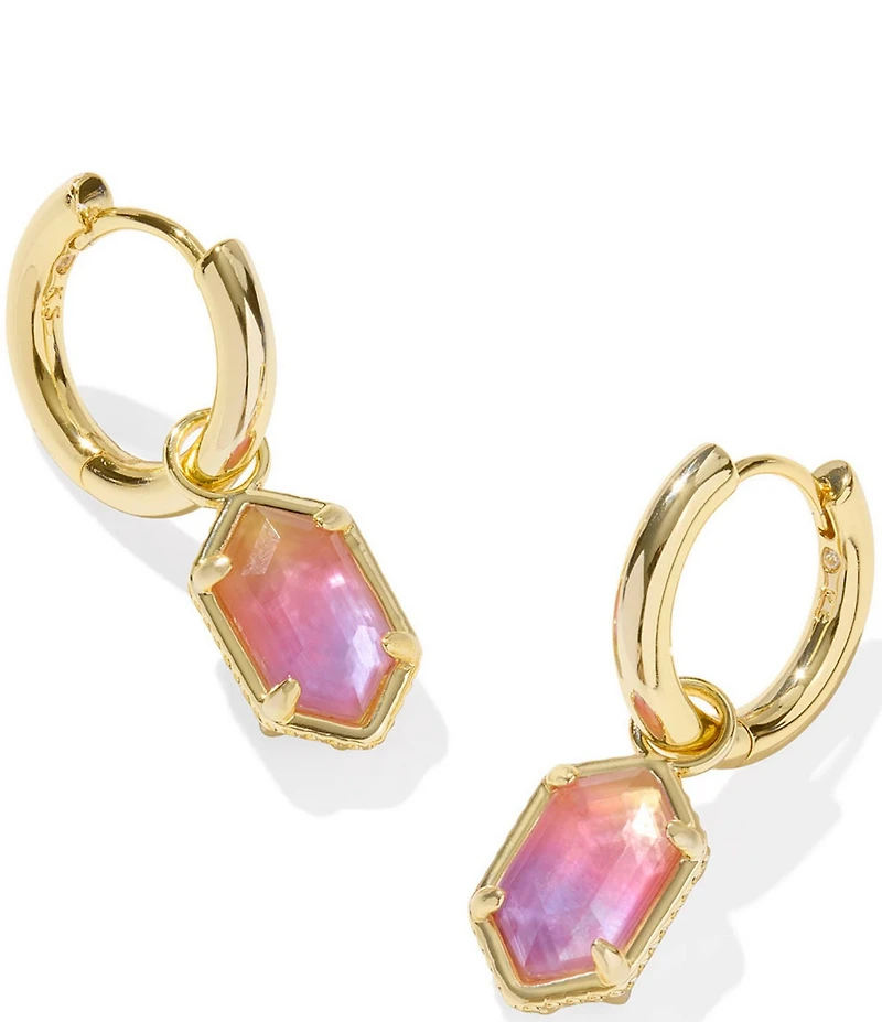Kendra Scott Hallie Huggie Hoop Drop Earrings
