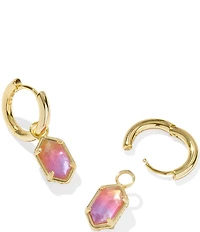 Kendra Scott Hallie Huggie Hoop Drop Earrings