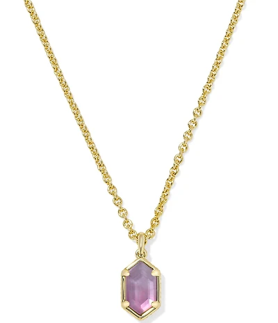 Kendra Scott Hallie Short Pendant Chain Necklace