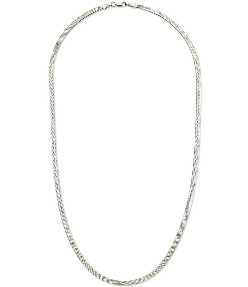 Kendra Scott Herringbone Sterling Silver Chain Necklace