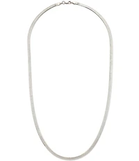 Kendra Scott Herringbone Sterling Silver Chain Necklace
