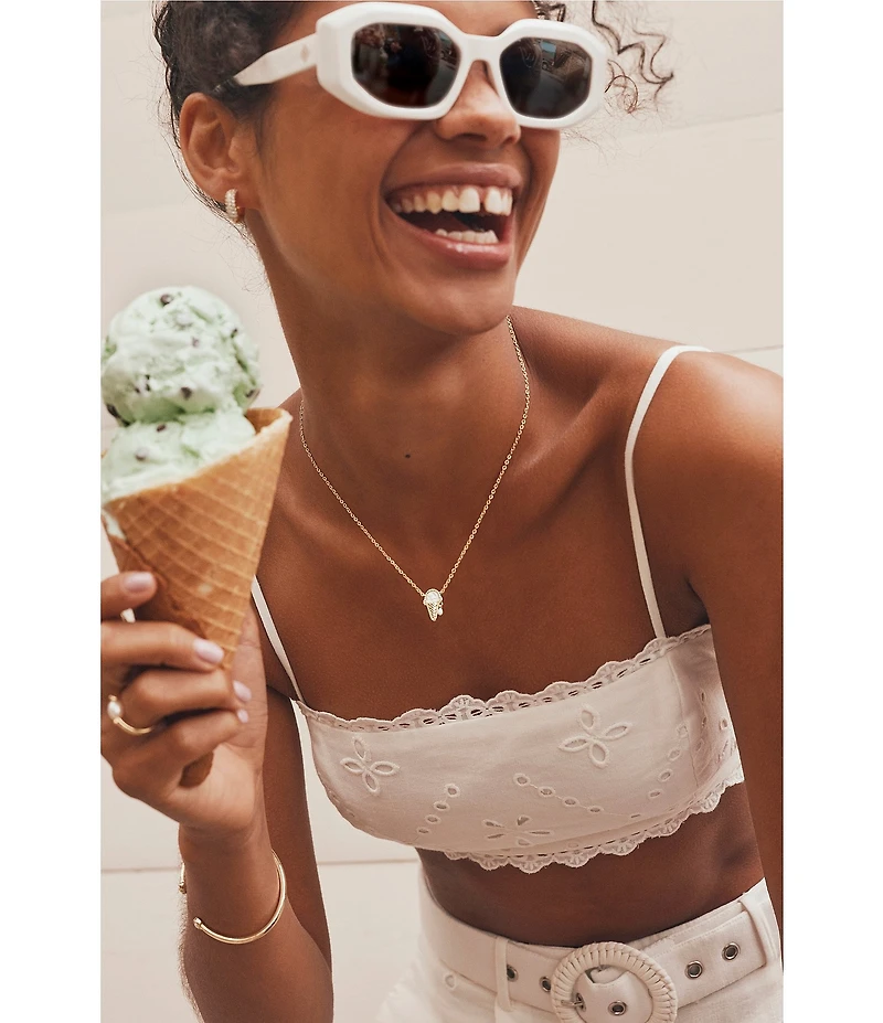 Kendra Scott Ice Cream Cone Short Pendant Necklace