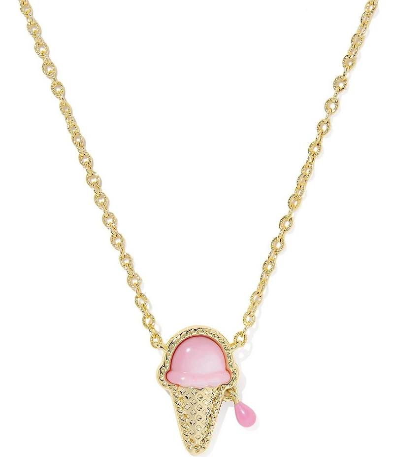 Kendra Scott Ice Cream Cone Short Pendant Necklace