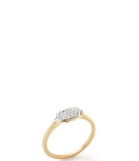 Kendra Scott Isa Pave 14K Gold Diamond Ring