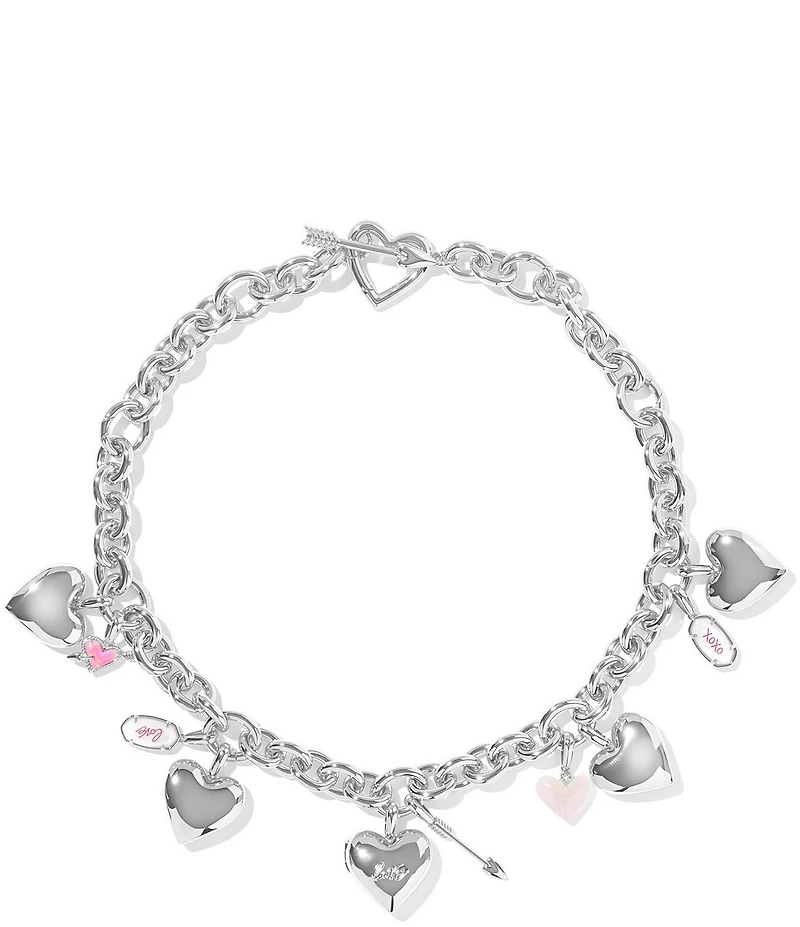Kendra Scott Jayna Heart Charms Statement Necklace