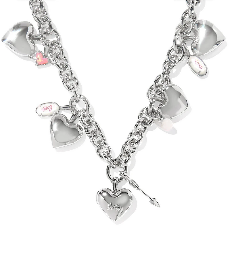 Kendra Scott Jayna Heart Charms Statement Necklace