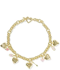 Kendra Scott Jayna Heart Charms Statement Necklace