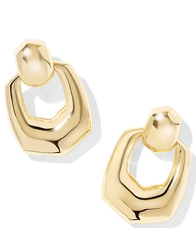Kendra Scott Kaitlin Open Frame Puffy Drop Earrings