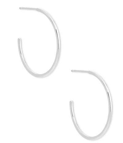 Kendra Scott Keeley Sterling Silver Small Hoop Earrings