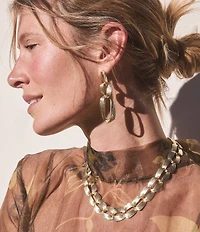 Kendra Scott Kira Chain Short Multi Strand Necklace