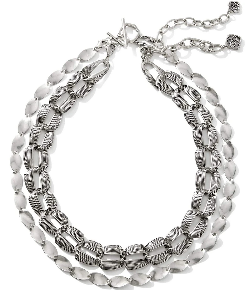 Kendra Scott Kira Chain Short Multi Strand Necklace