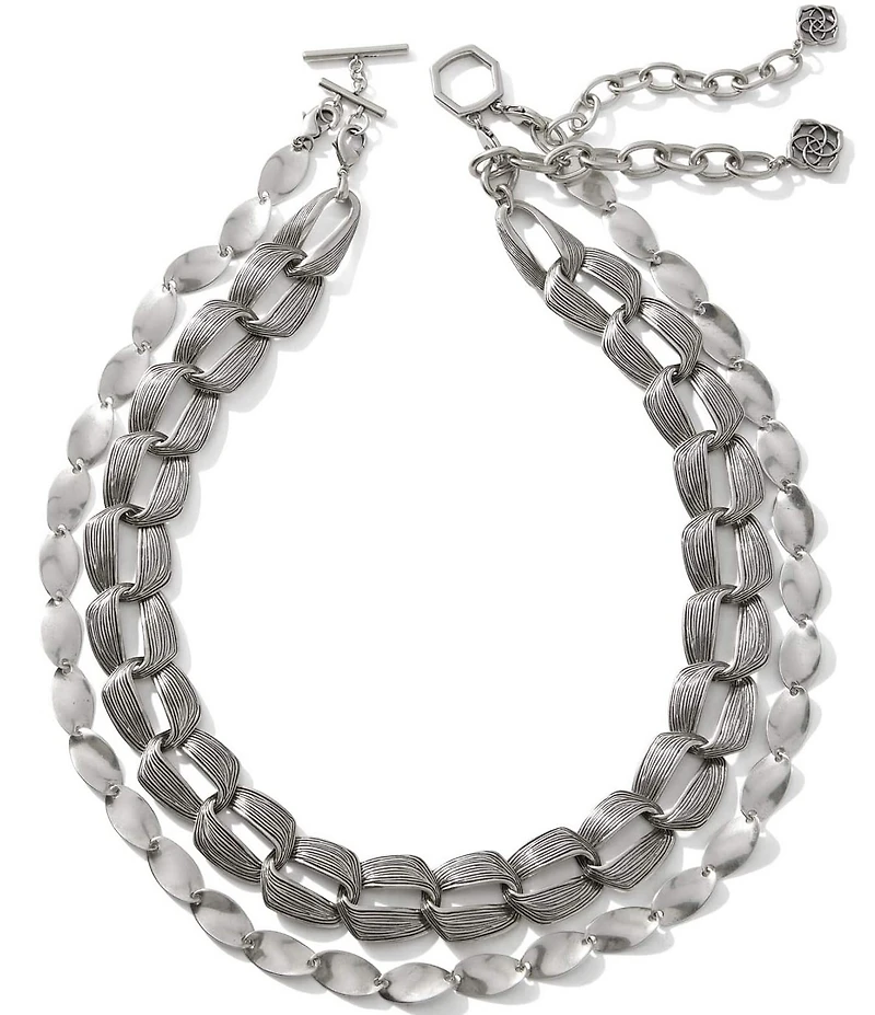 Kendra Scott Kira Chain Short Multi Strand Necklace